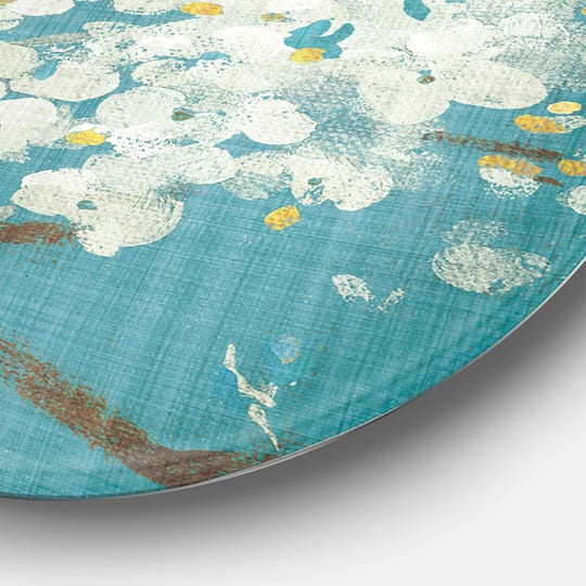 Designart - Blue Cherry Blossoms II